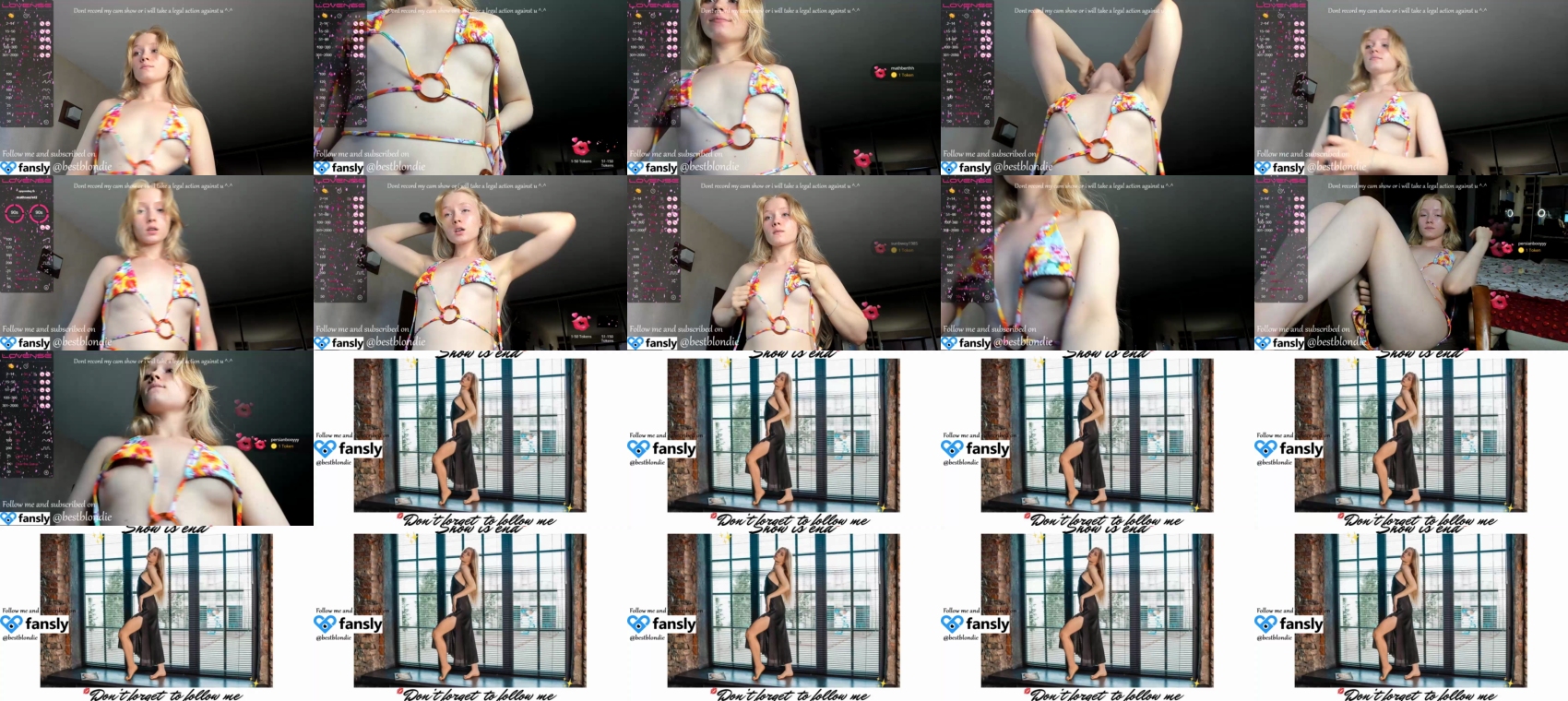 bestblondiiecb Chaturbate 30-07-2022 - PornRecs.